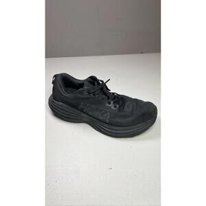 Hoka One One Bondi 8 Black Running Shoes Mens Athletic Sneakers Size 12D